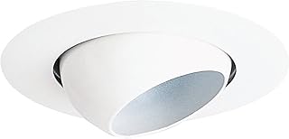 Juno Lighting 18-WH 4-Inch Mini Eyeball Recessed Trim, White