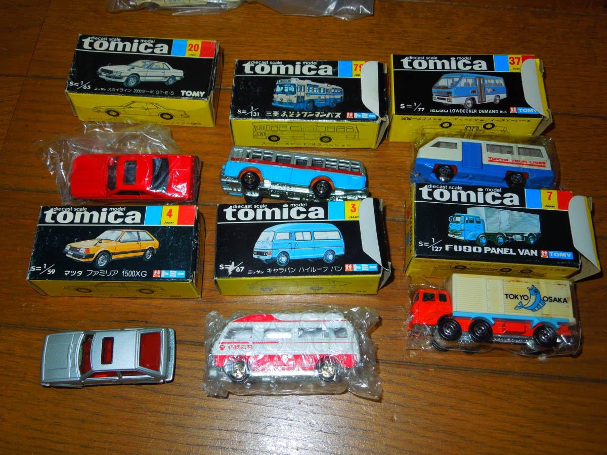 トミカ 黒箱 6台セット