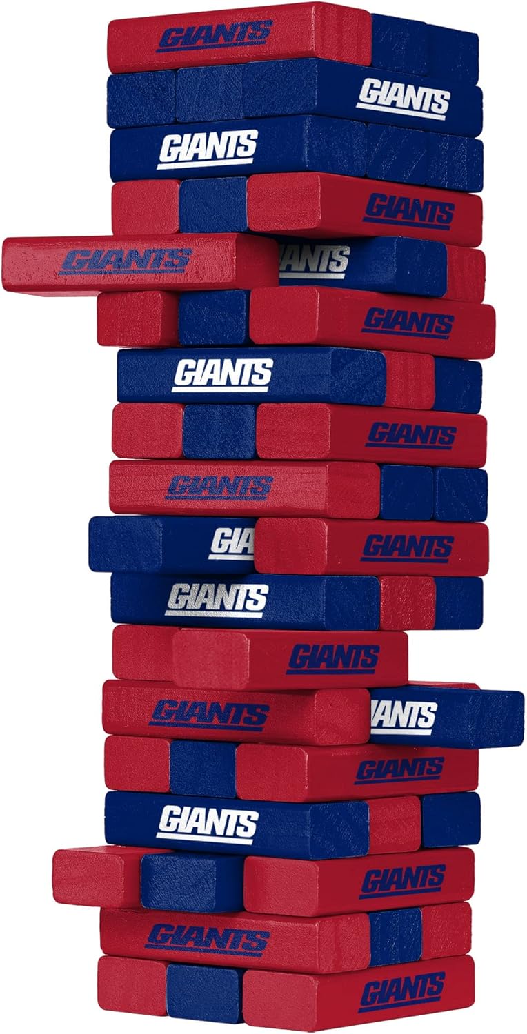 FOCO New York Giants Stackable Blocks Game : Sports & Outdoors