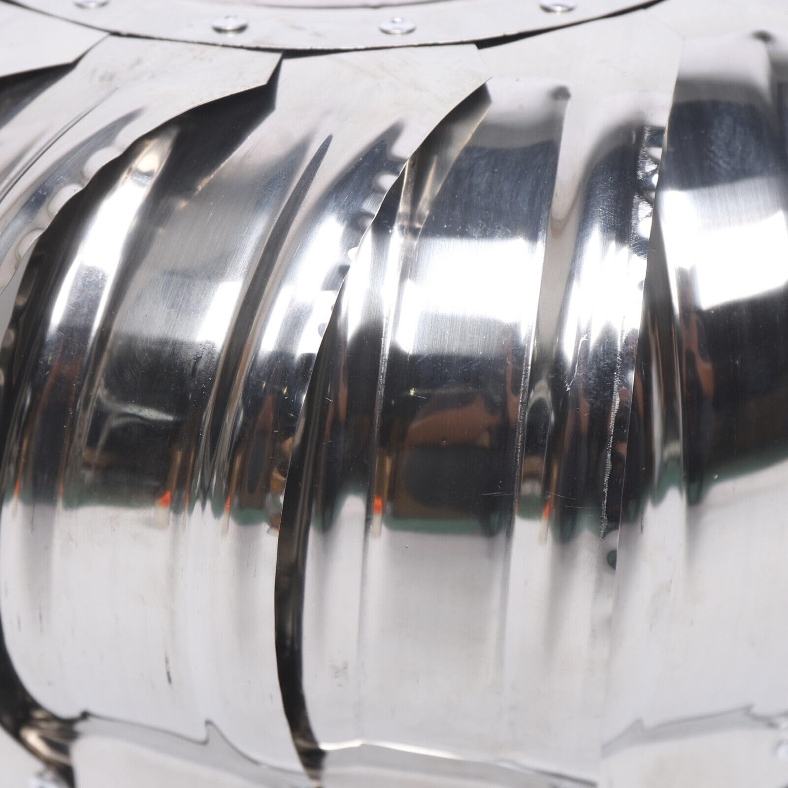 Edelstahl Dachventilator Windgetrieben Dachhaube Dachentlüftung Windkraftanlage，Effektive Lüftung mit Windenergie, Strom nicht erforderlich