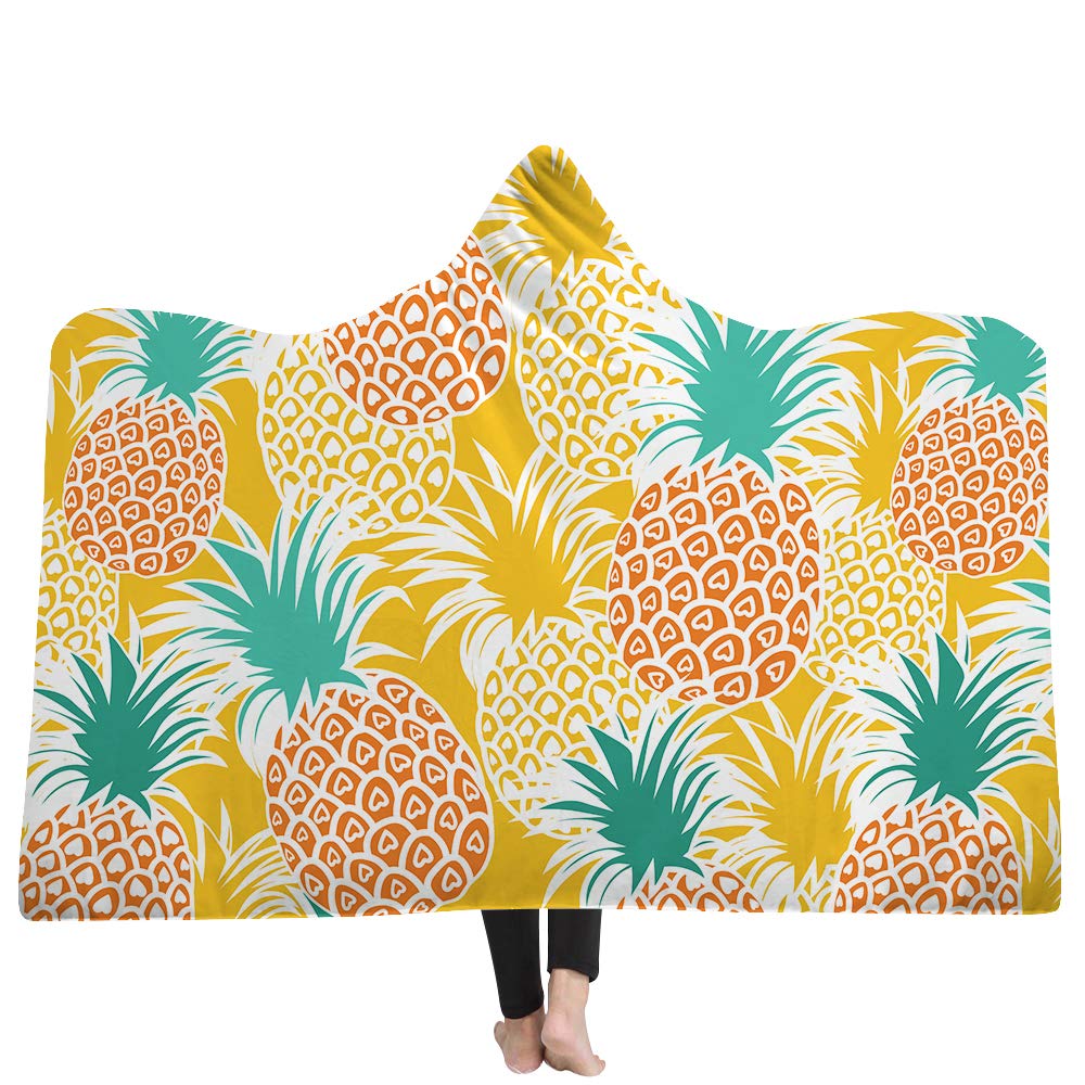 Couverture à capuche en peluche rembourrée super douce modèle 130x150cm