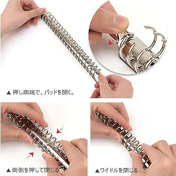 WANIMA - ひろ　様　　専用 Amazon | Virtarlux A5 多穴式リング バインダー金具 背なし