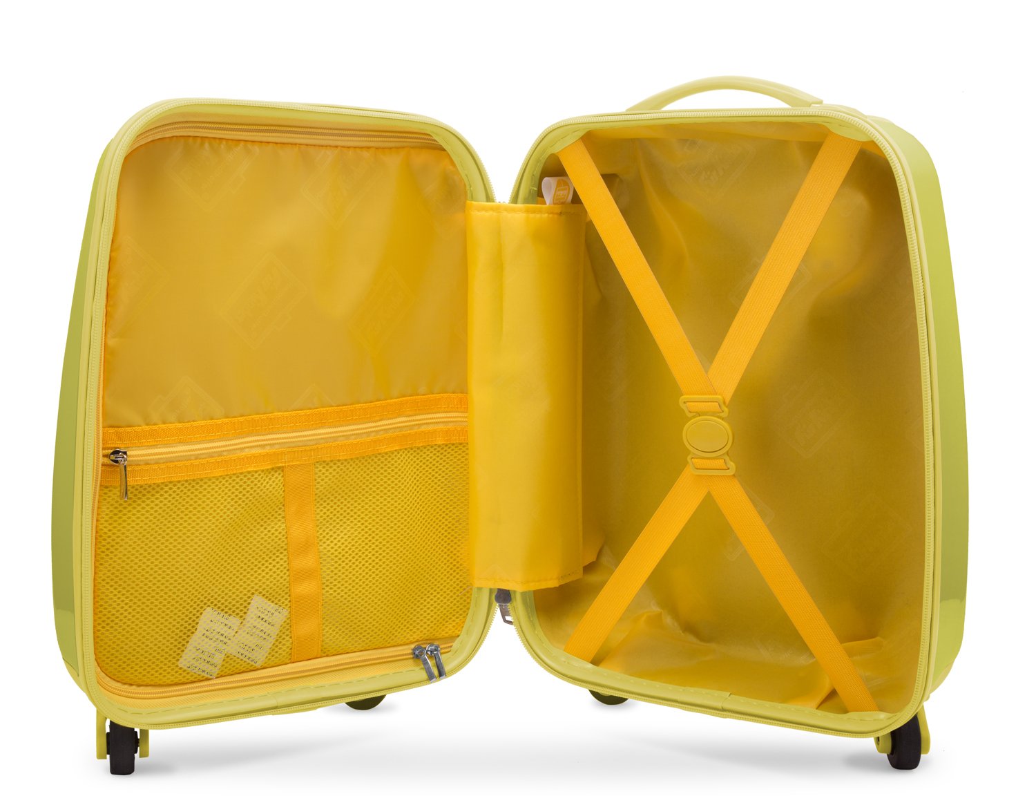 Hauptstadtkoffer - Bagaż dziecięcy, walizka dziecięca, twarda obudowa, bagaż pokładowy dla dzieci ABS/PC, żółty, Kindertrolley, Bagaż dziecięcy