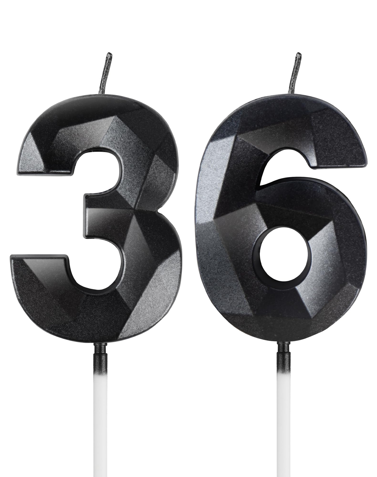Royal Blue 13th Birthday Candles, 3D Number 13 Candle for Cake, Boy Girl 13th Birthday Decorations,Sapphire Candle Topper Blue Cake Decorations for Birthday Party Wedding Anniversary Supplies — view 24