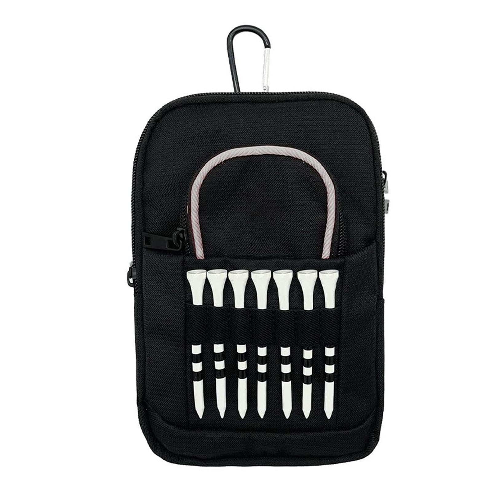 Porta palline da golf, organizer per sacche da golf con supporto frontale