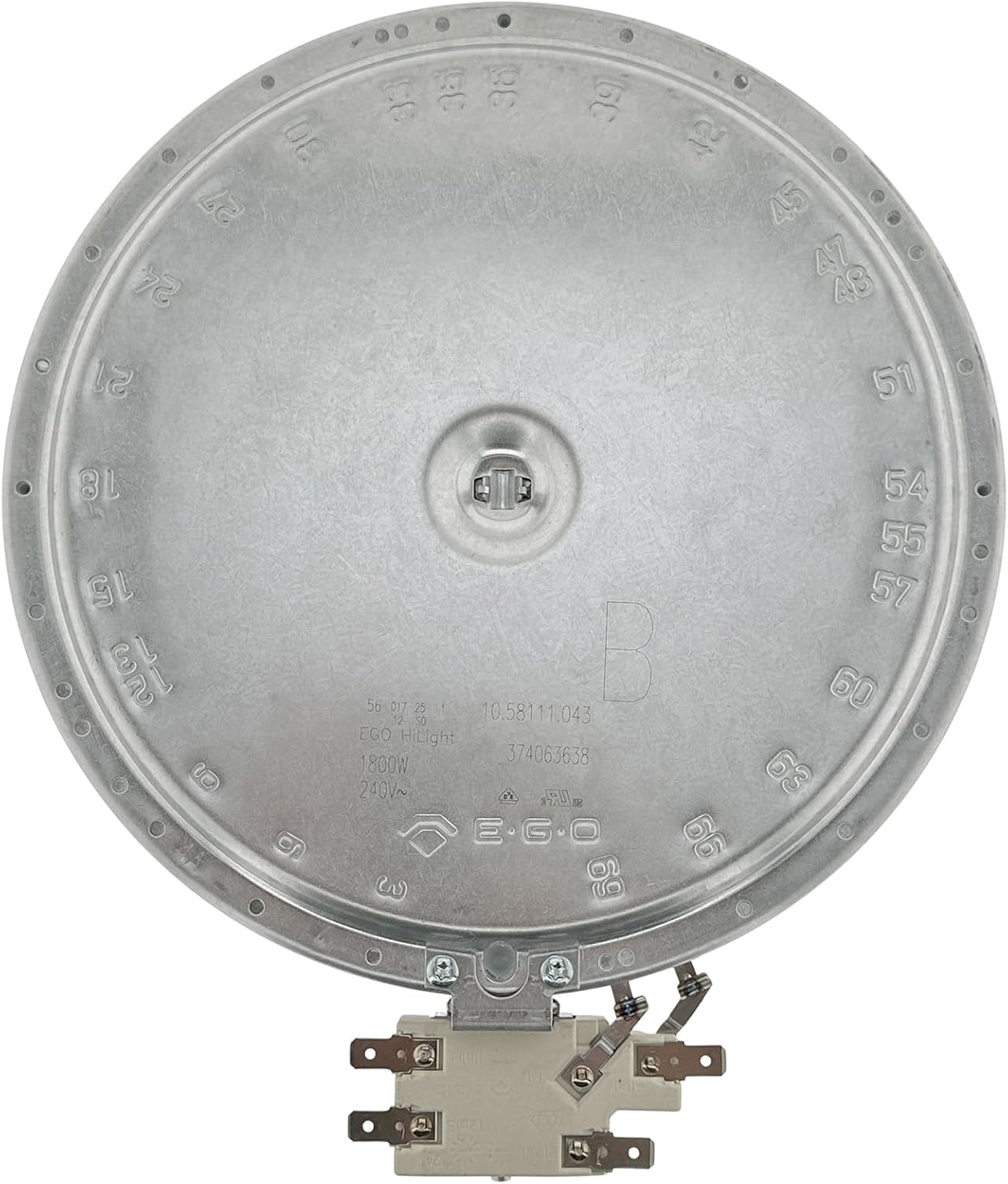 8" Radiant Surface Element Burner 1800watt Compatible with Whirlpool Range/Cooktop W10823698, WP8273993, 316282400