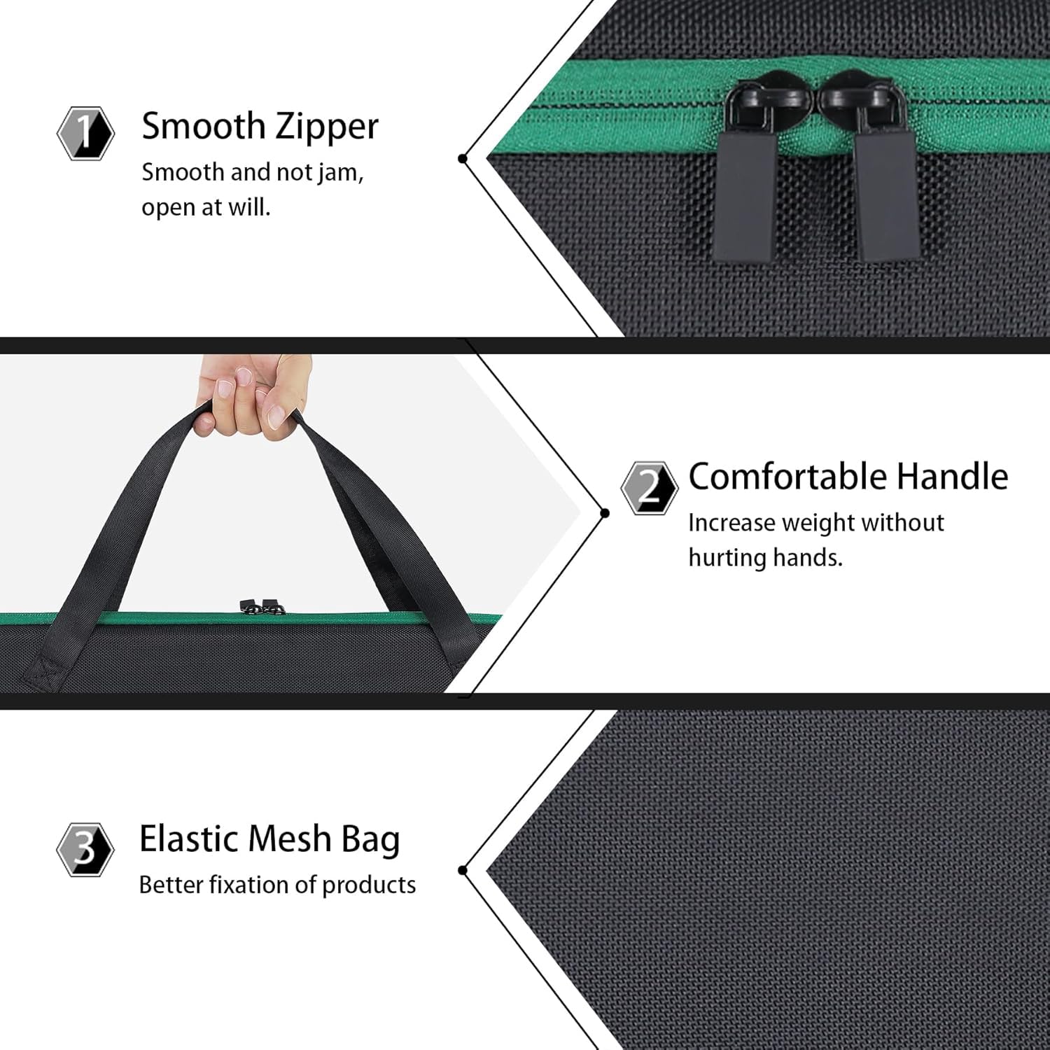 co2CREA Hart Tragbare Schutzhülle Etui Tasche für Bosch Akku Säbelsäge AdvancedRecip 18,Nur Tasche