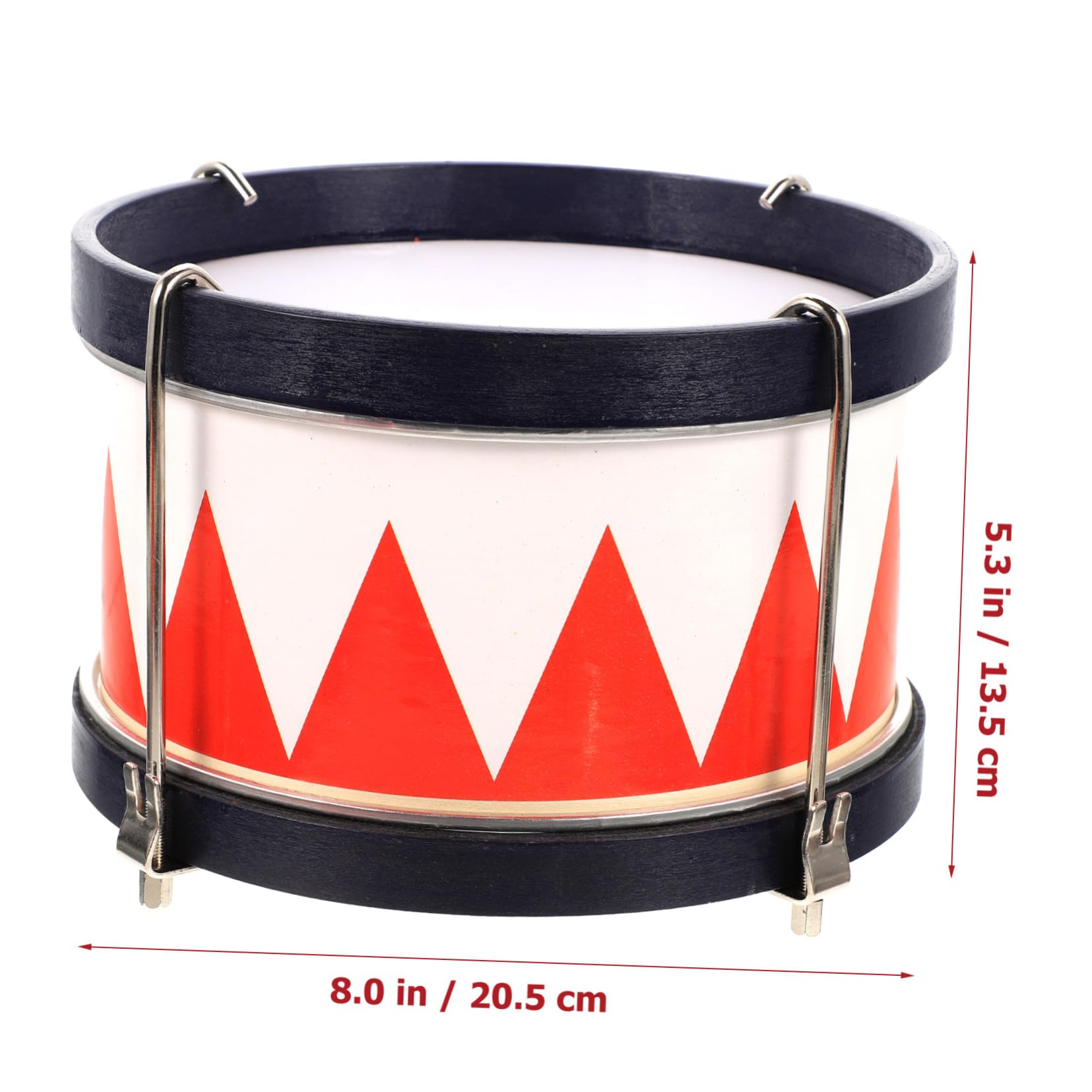 Juguete de Percusión Infantil Rojo de Metal Tipo Caja, 1 Set