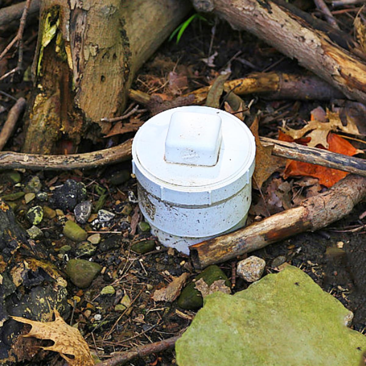 4 PVC Sewer Cleanout Adapter with Plug Pipe Fitting, PVC DWV Flush Sewer Cleanout Cap for Drainage Piping System