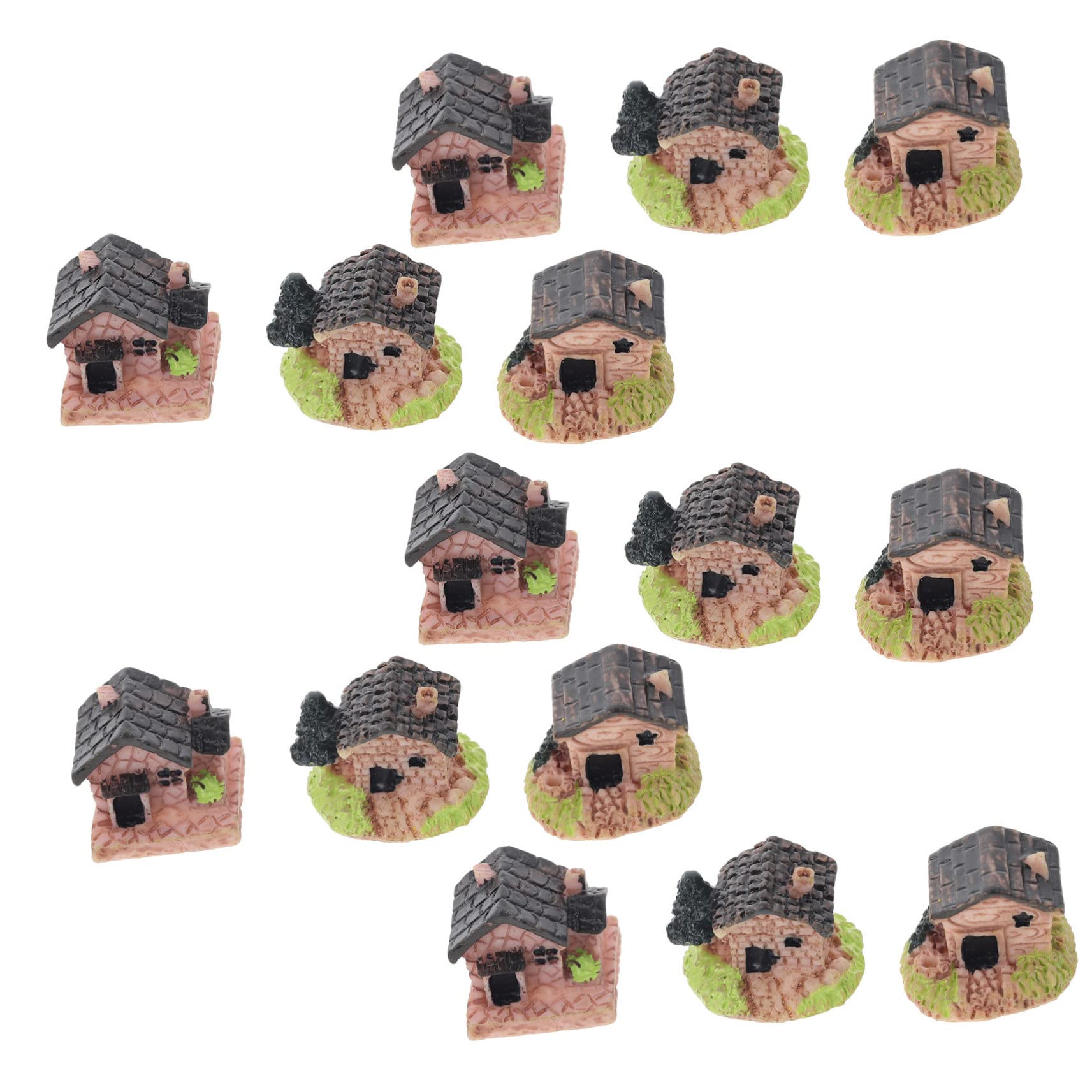 Set Di Mini Fari In Resina Per Giardino | Ornamenti In Miniatura Stile Mediterraneo Con Barchetta - 3