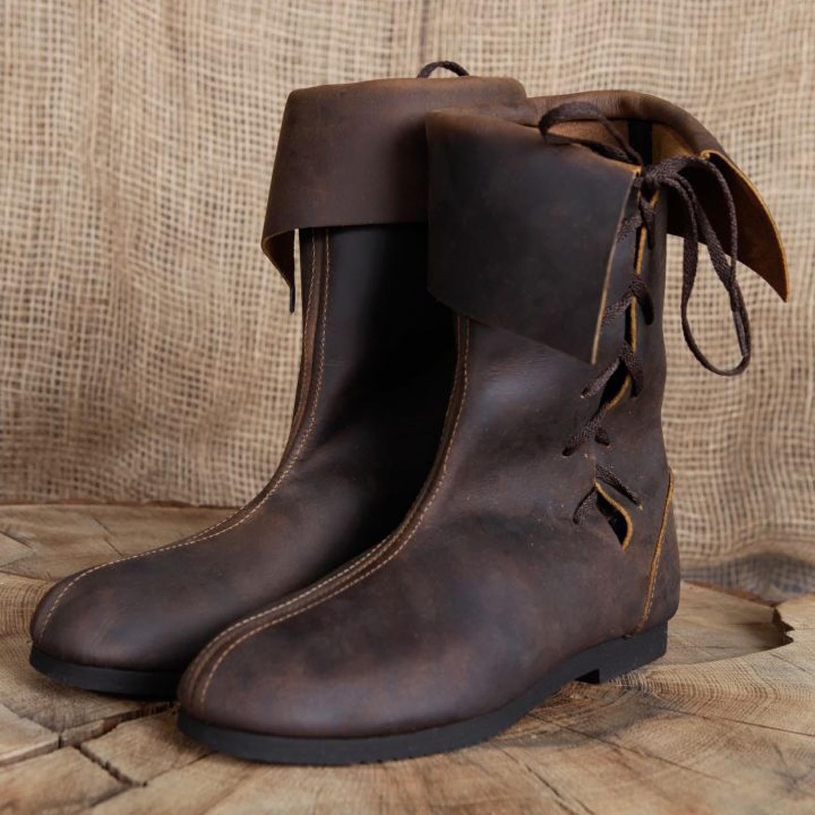 Modne męskie buty sznurowane z okrągłą końcówką, kształt średniej cholewki, płaska podeszwa, luźne, krótkie buty na spacery, na co dzień