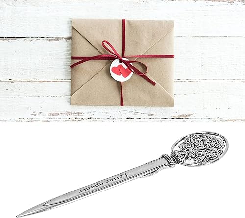 Miniatura 6 de Abridores de letras, cuchillo retro para abridor de sobres, ligero, hecho a mano (estilo 1)