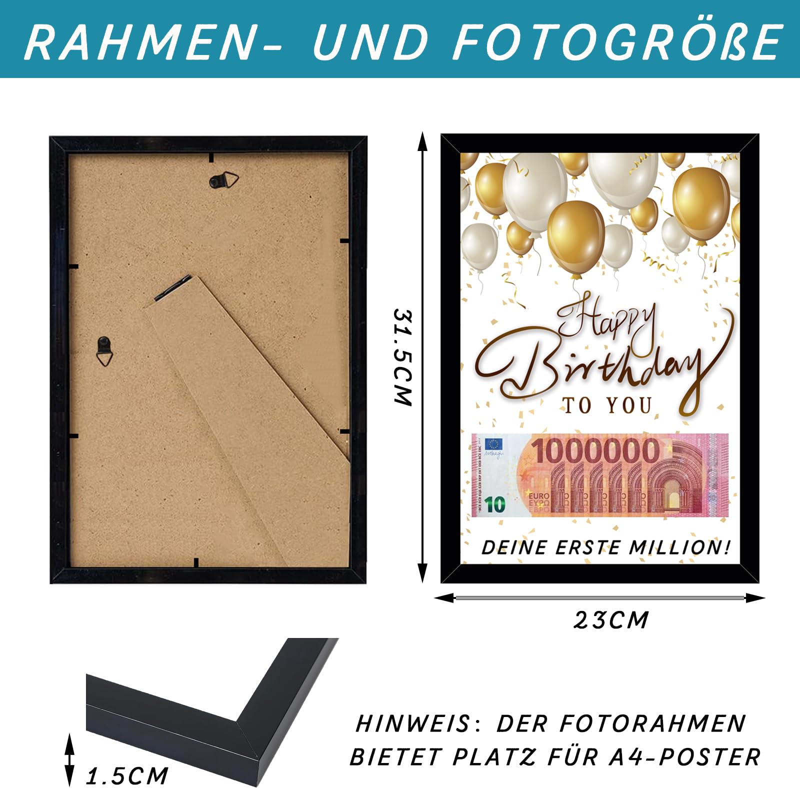 TAKULA Houten huwelijkscadeau, huwelijkscadeaus voor bruidspaar, geldgeschenk, bruiloft, geldgeschenken, verpakking, je eerste miljoen huwelijkscadeau, Mr&Mrs