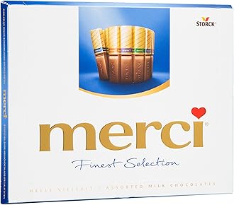 Finest Milk Chocolate Box, 4 Flavour Varieties, Gluten-Free Classic Milk Chocolate Gift Box, (Packaging may vary) 250 g (Pack of 1)