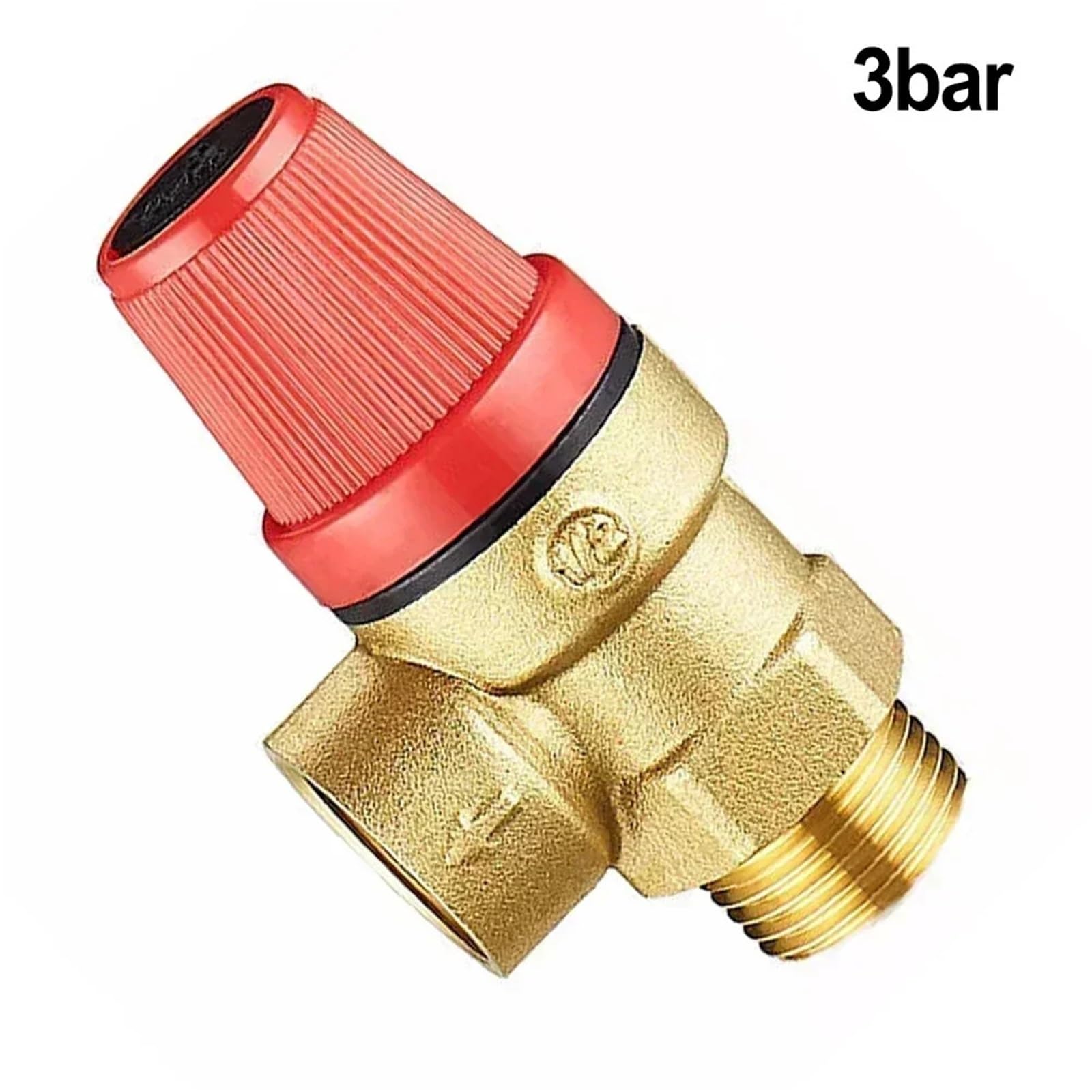 Valvola di scarico automatica in ottone per scaldabagno con valvola di sicurezza solare con valvola di limitazione della pressione (6 bar)