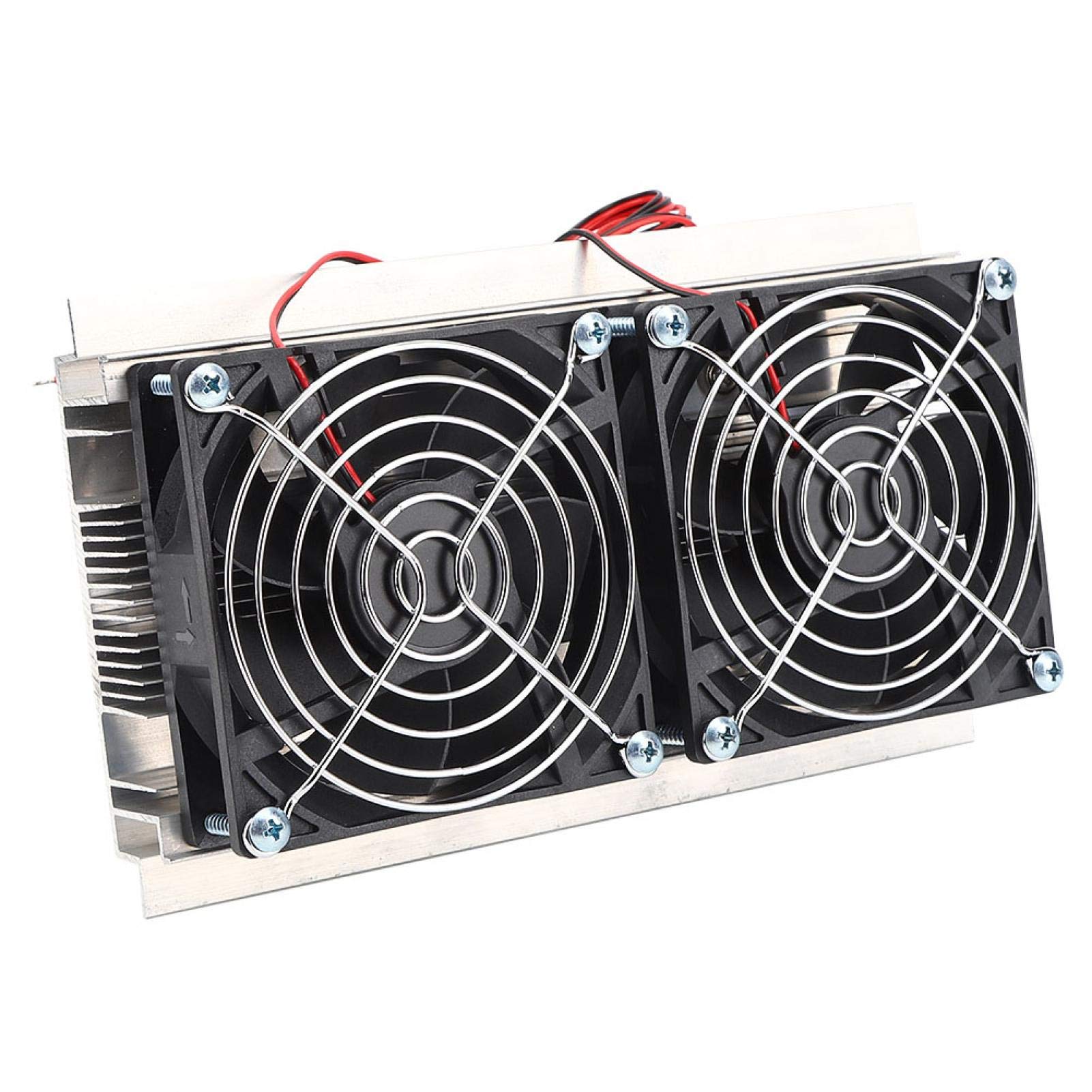 Raffreddamento termoelettrico Kit fai da te di refrigerazione a semiconduttore dual-core Mini frigorifero per condizionatore d'aria per un raffreddamento rapido