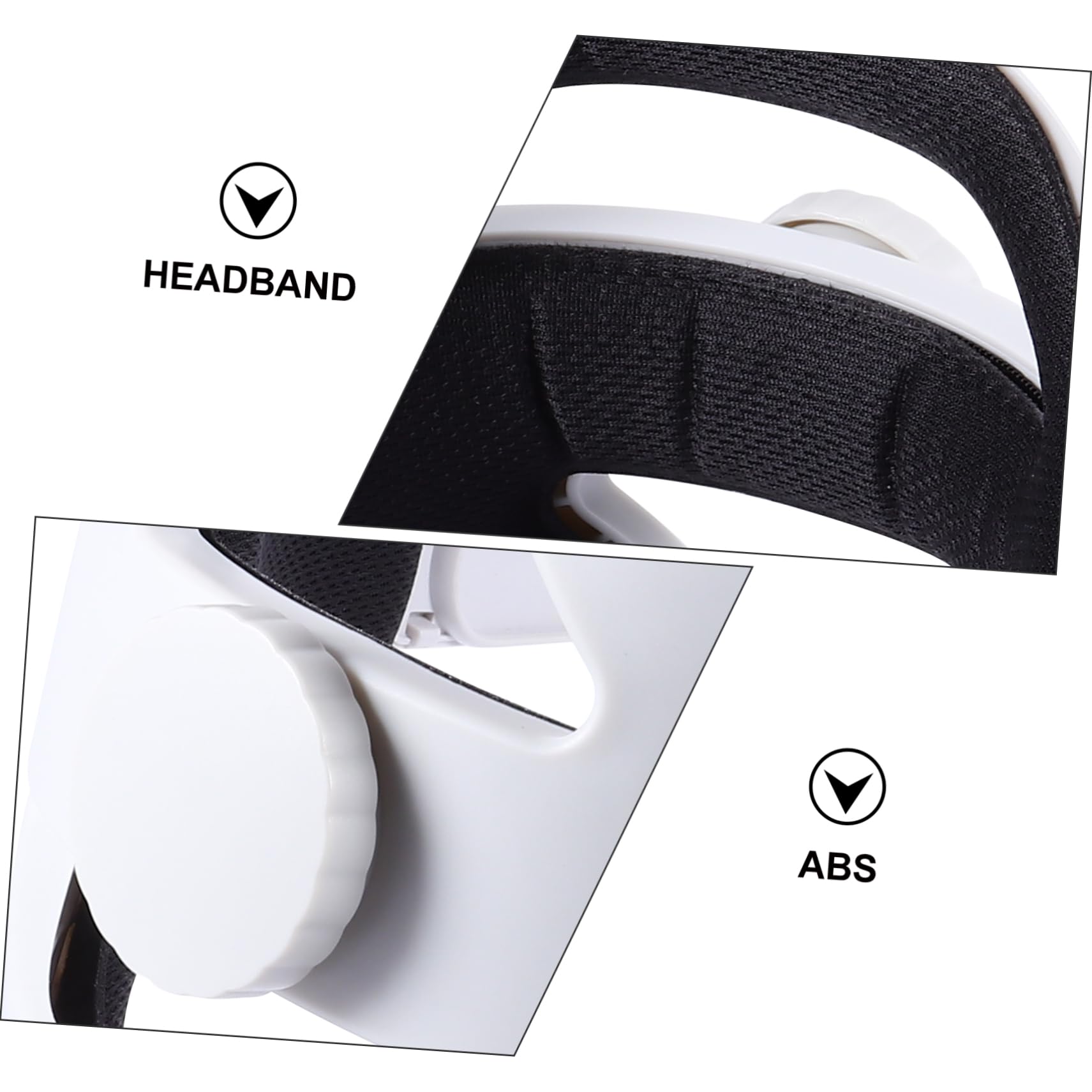 Homoyoyo Fascia per Visore Vr Compatibile con Caschi Regolabile per Diverse Circonferenze della Testa Comoda Cinghia Cuscino e Supporto Migliorato