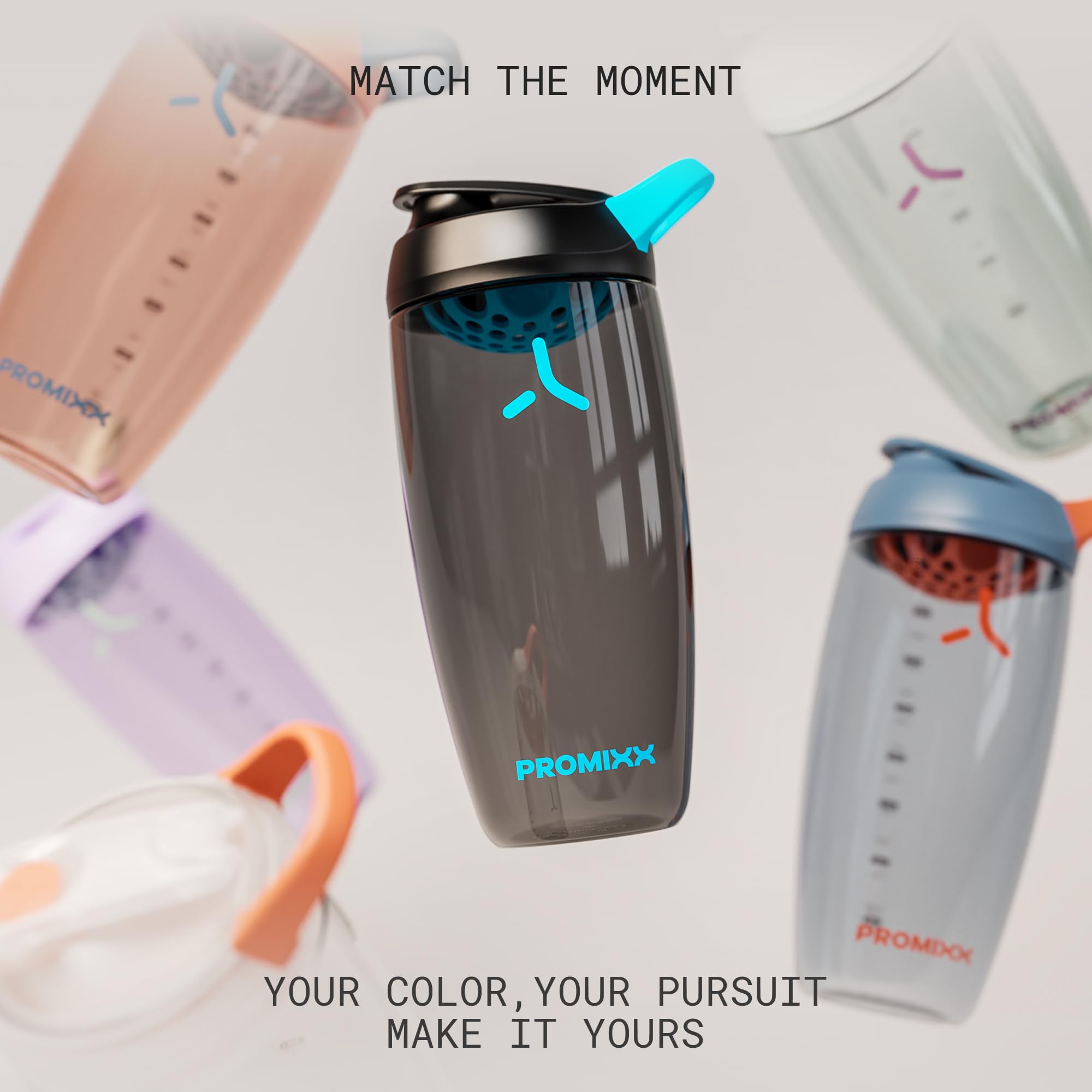 PROMIXX Pursuit Protein Shaker Bottle 32oz, Ecozen, Black — Amazon image 6