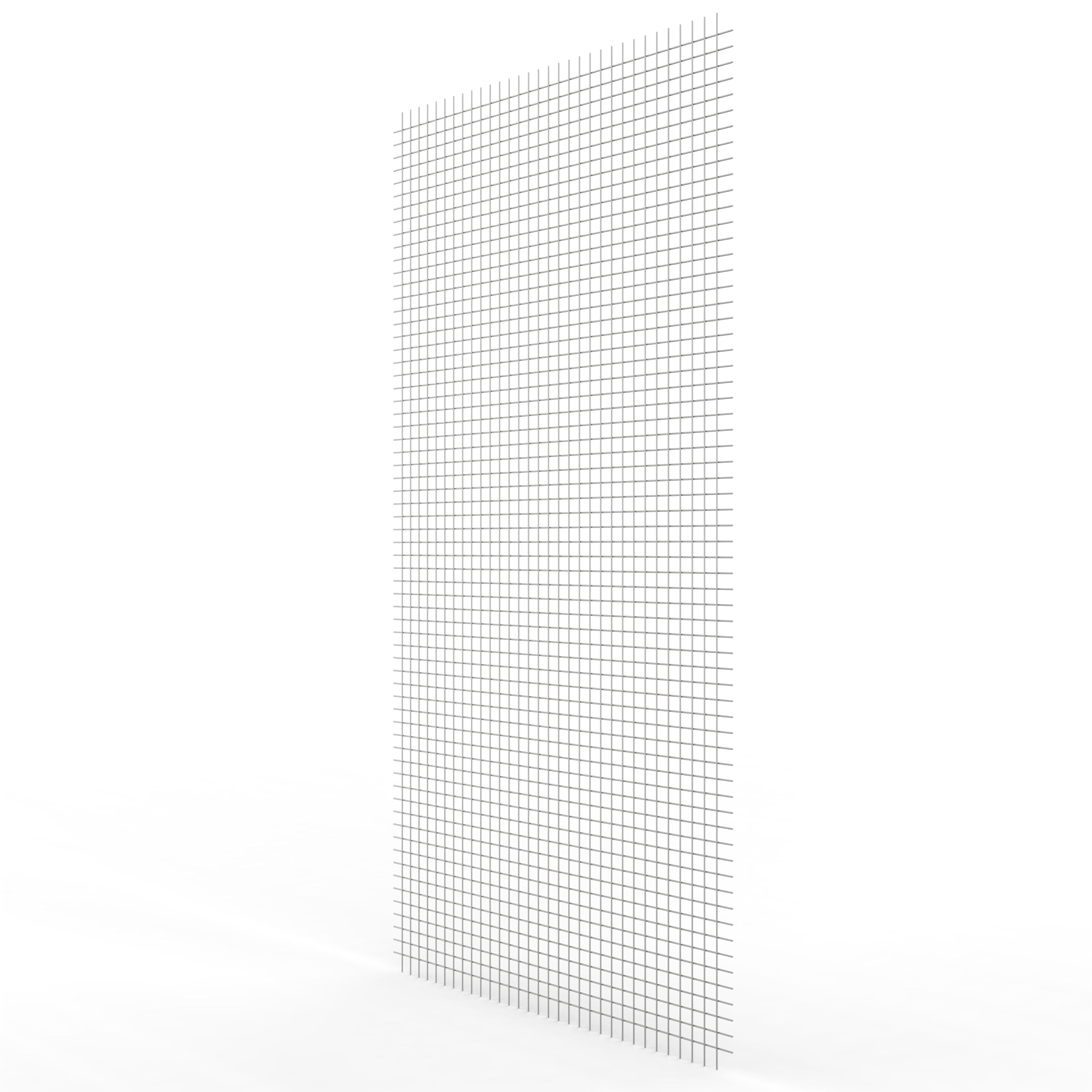 Stahlgeflecht, geschweißt, 2000x1000mm / 200x100cm, Öse 30x30mm, fi 3mm, Metall, robustes Gitter, Drahtplatte ohne Randdraht