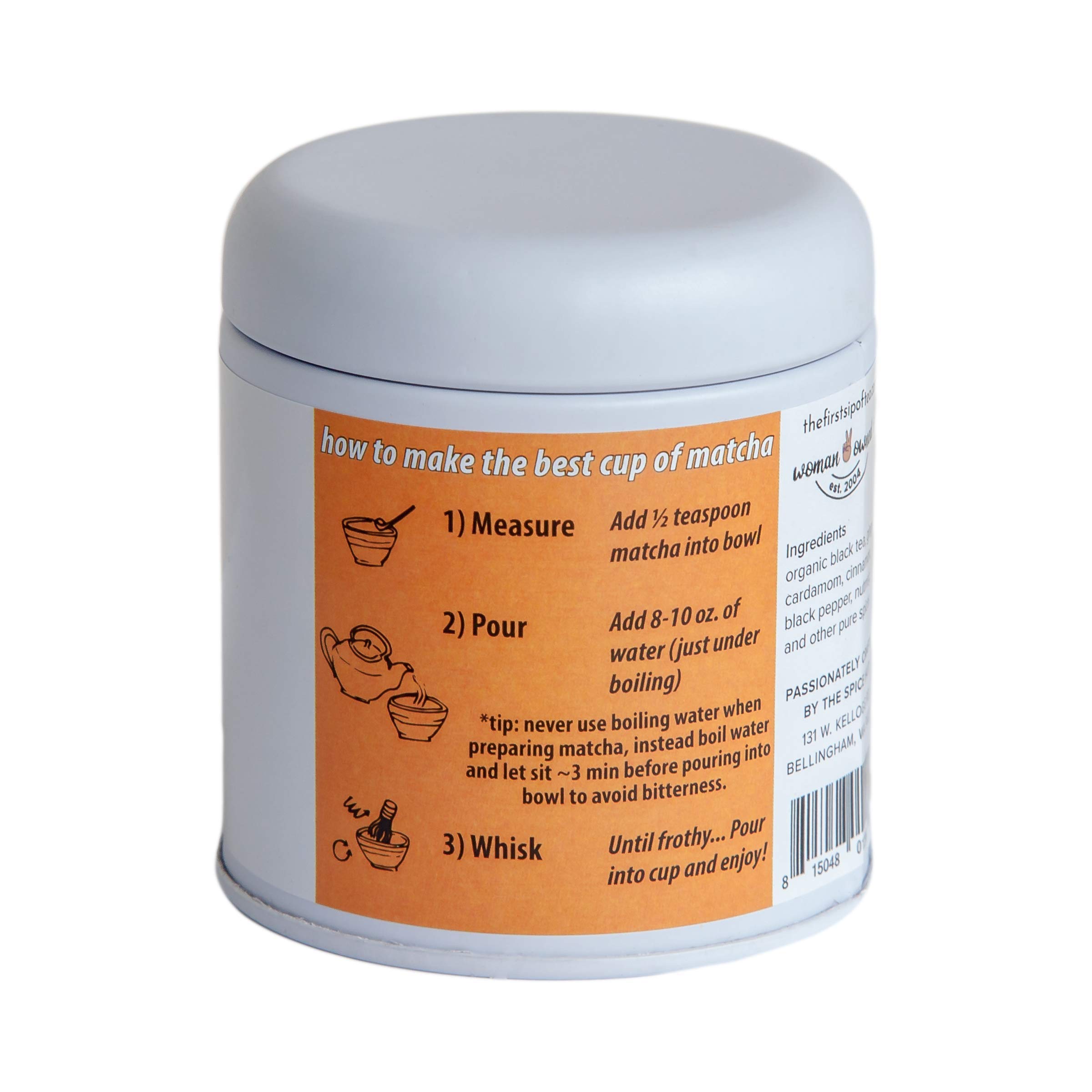 Matcha Chai Tea Powder Pure 1 ounce The First Sip of Tea — view 3