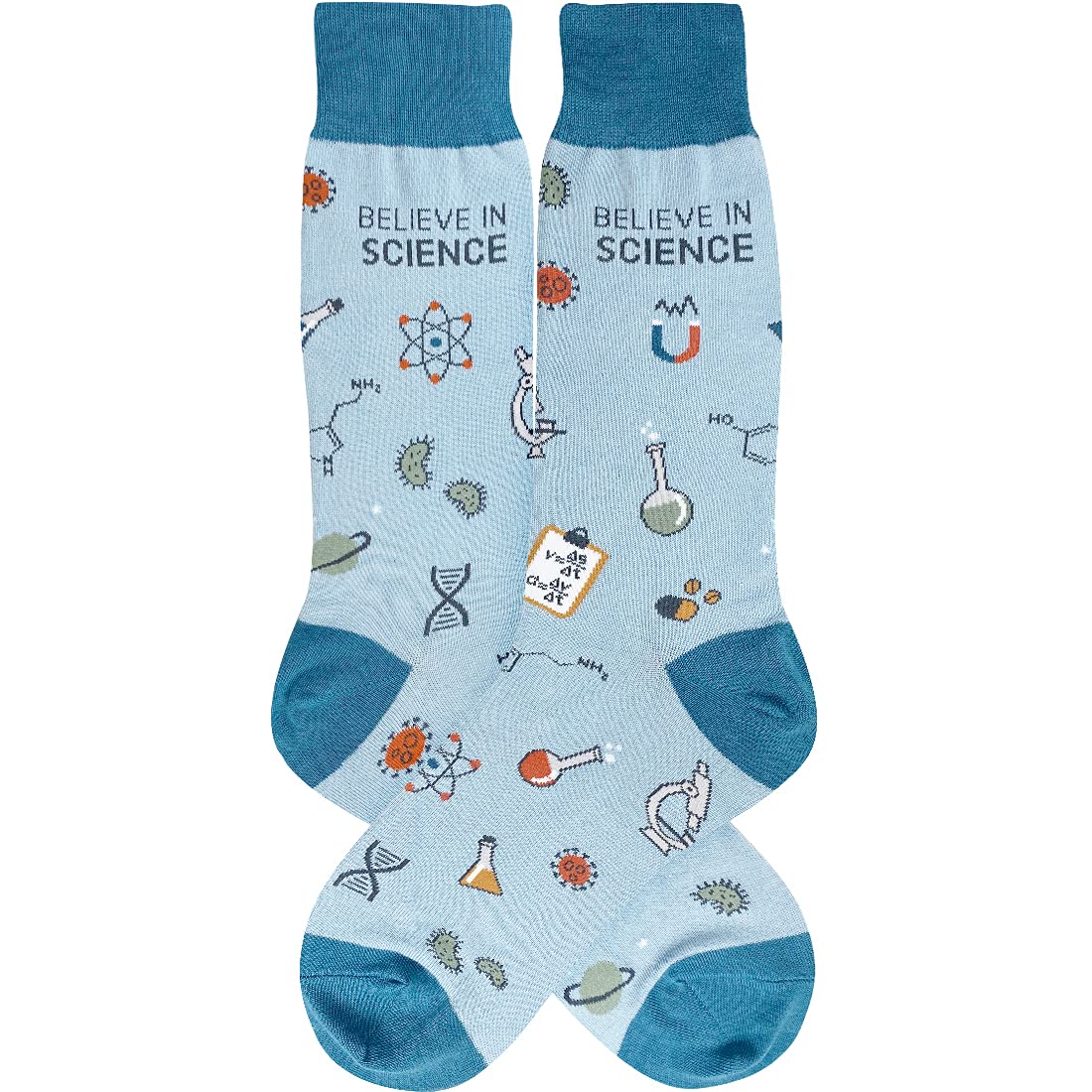 Men's Education-Themed Socks, Gifts for Teachers, Men's Sizes 7–12