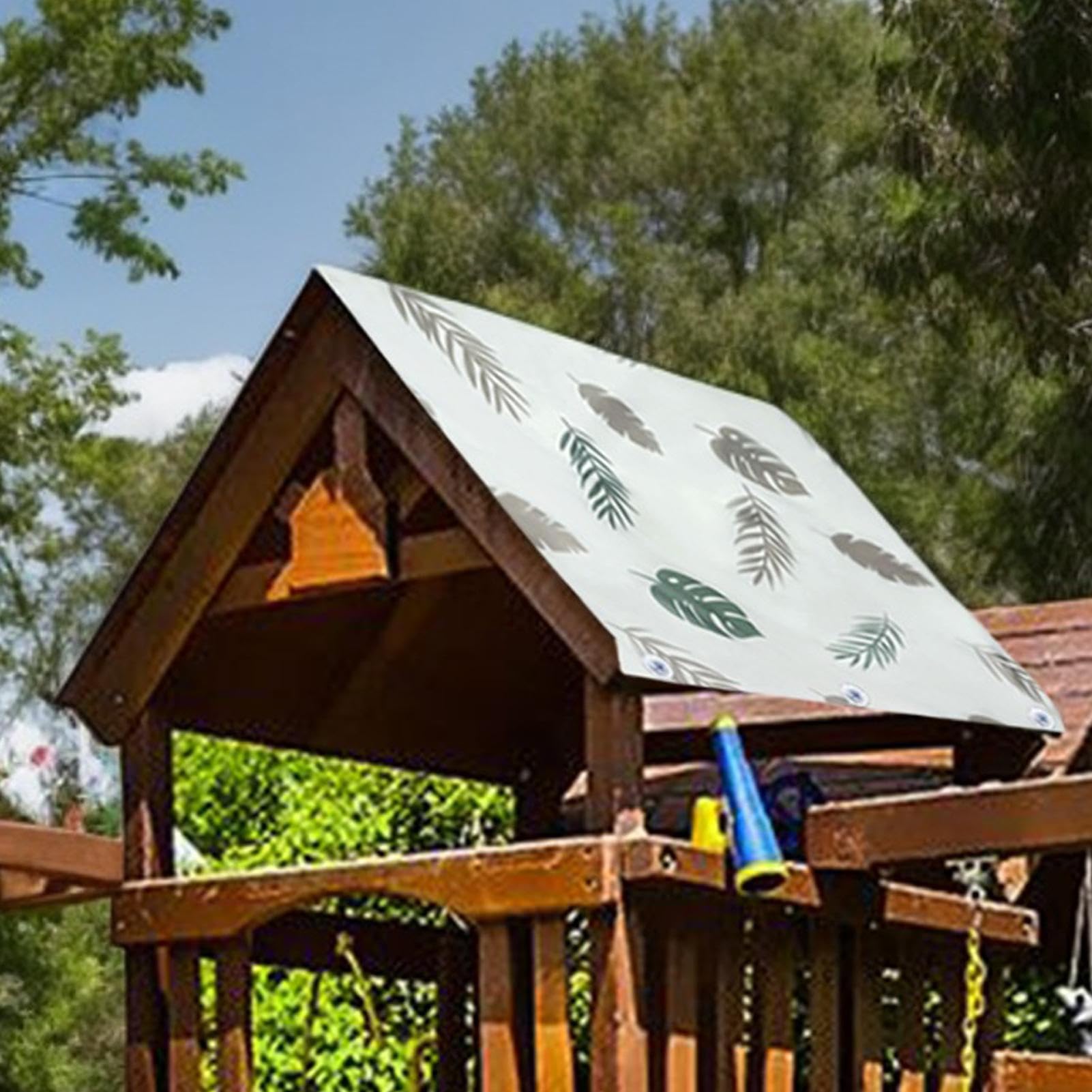 Zestawy do zabawy i wyposażenie placów zabaw | Wodoodporny solidny baldachim, odporny na rozdarcie, oddychający, pergola, akcesoria do pawilonu, pergoli, żagli przeciwsłonecznych, dżungli