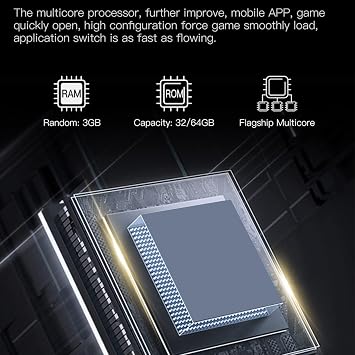 SOYES XS12 Super Mini 4G LET Smartphone 3.0 Inch Display 4GB RAM 32GB ROM Android 10.0 5GWiFi Phone Supporting Face Recognition Dual Card Dual Standby (Fantasy Night Black)