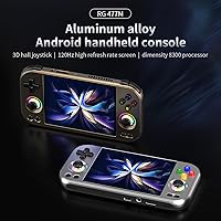 Vista 2 de RG477M Retro Handheld Game Console , Aluminum Alloy CNC Dimensity 8300 Android14 System 4.7-inch Touch Handheld Game Console WiFi/Bluetooth Hall