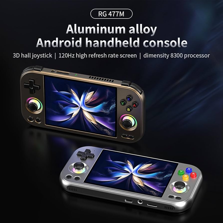 ANBERNIC RG477M 8GBメモリ + 128GB 新品 Amazon.com: RG477M Retro Handheld Game Console , Aluminum Alloy