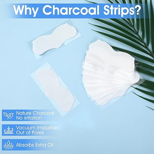Miniatura 3 de 50 tiras de nariz para eliminar puntos negros, tiras de poros de limpieza profunda con poros instantáneos, tira de eliminación de cabeza negra con