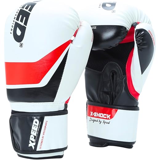 XPEED X-Shock Boxing Gloves 14oz Red