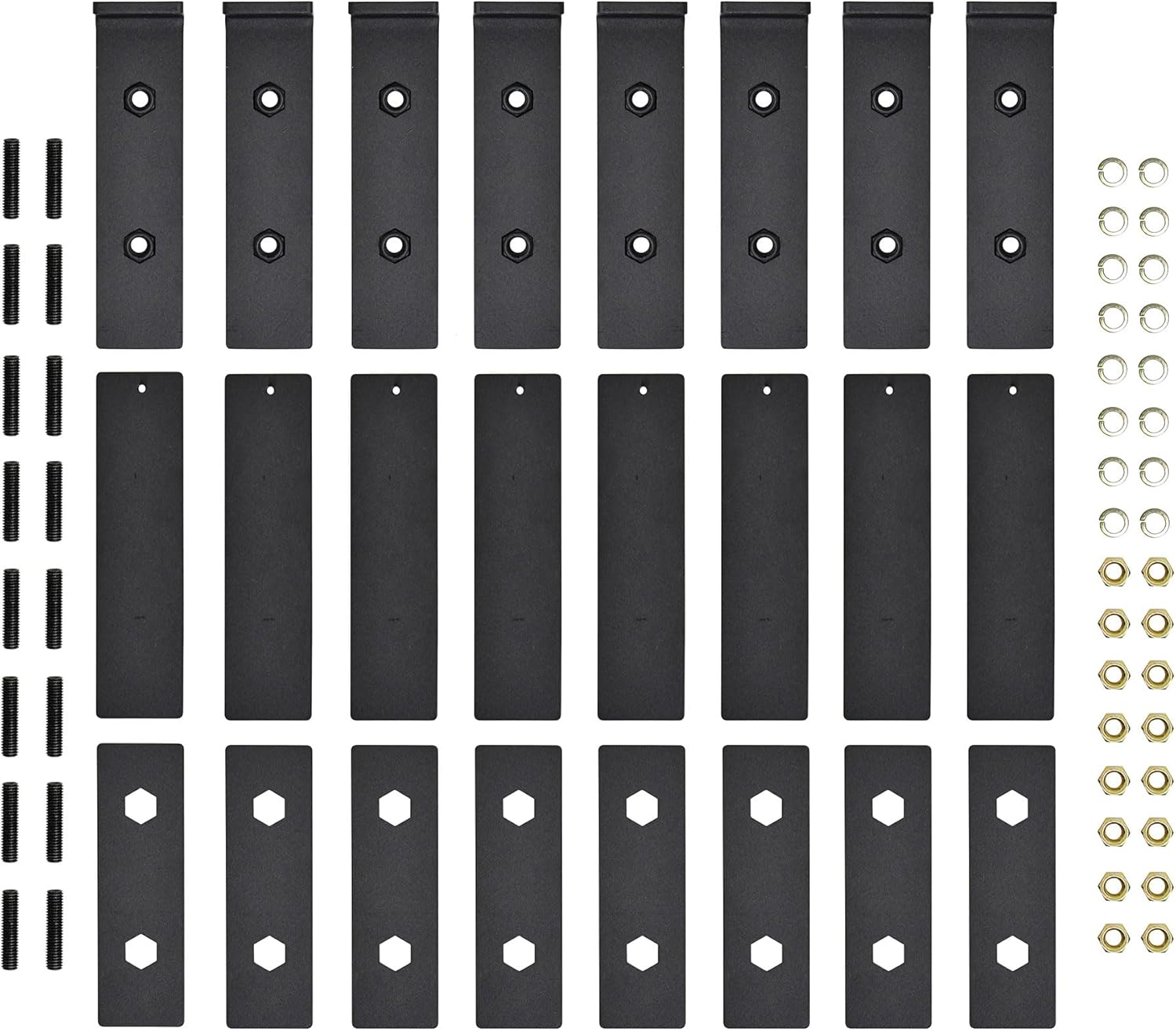 Westin 27-74725 Grate Steps Running Boards 75 in. Textured Black Pair (Required Mounting Kit Sold Separately)