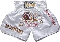 Vista 130 de Fluory - Pantalones cortos de lucha para muay thai, shorts de MMA, ropa de entrenamiento para lucha en jaula, grappling, artes marciales, kickboxing