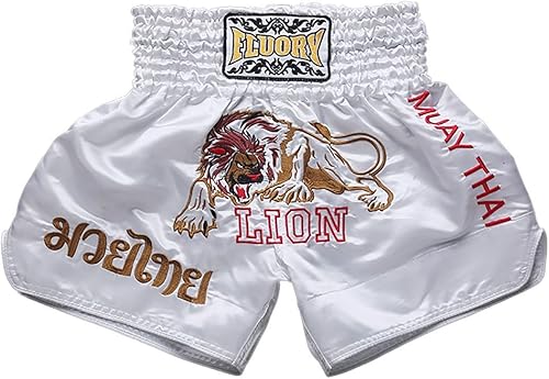 Miniatura 30 de FLUORY - Pantalones cortos para artes marciales mixtas, kickboxing, lucha en jaula o Muay Thai, ropa deportiva para entrenamiento
