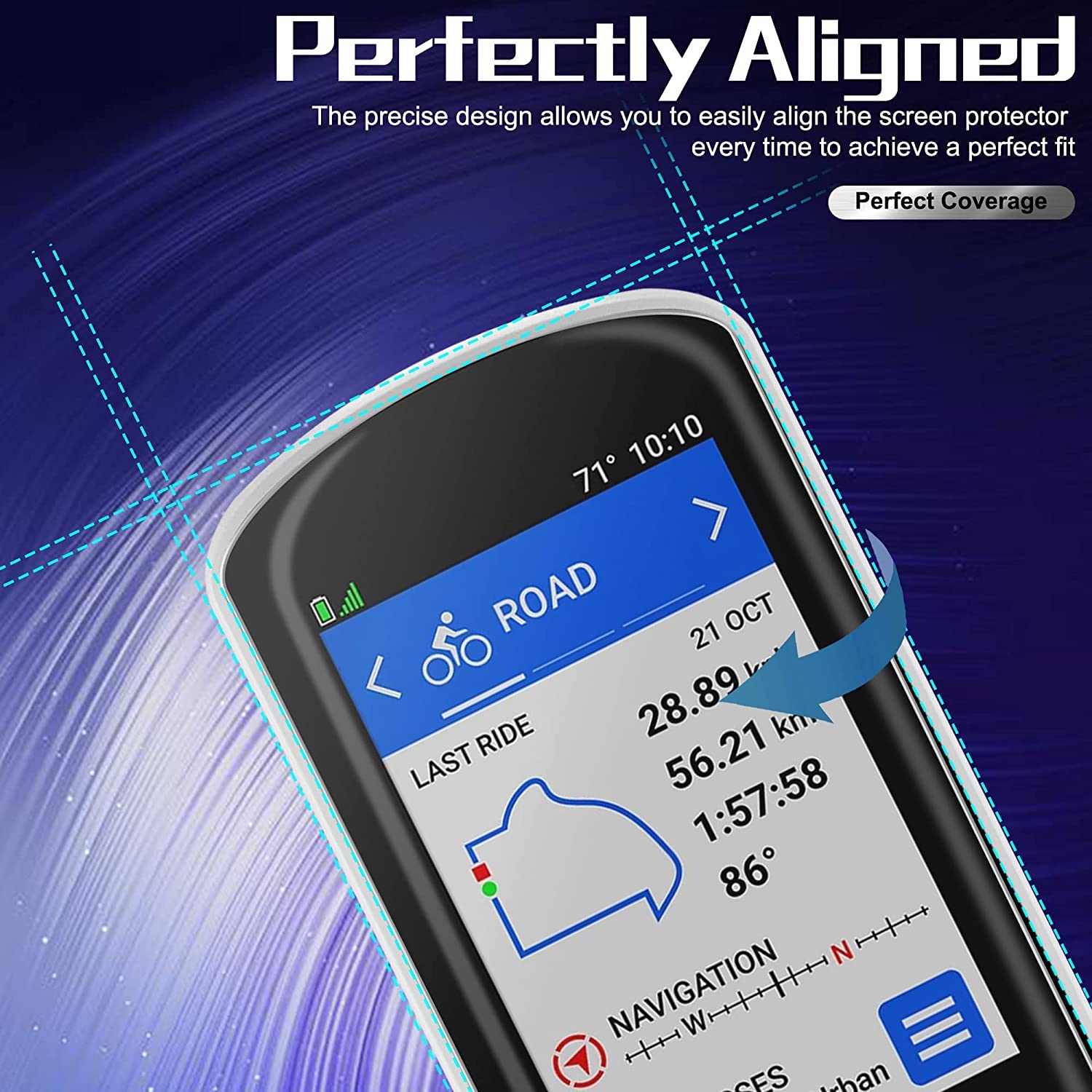 Amazon | [2枚入り]For GARMIN(ガーミン) Edge Explore 2 ガラス