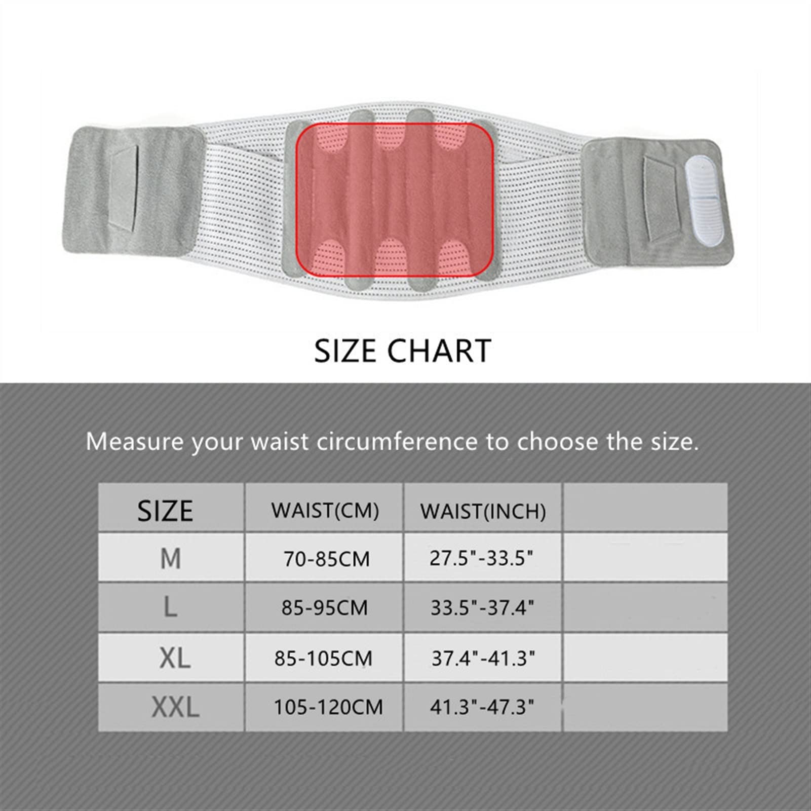 LOREY Benda Lombale Con Massagepelotte, Fascia Per La Schiena - Foto 6