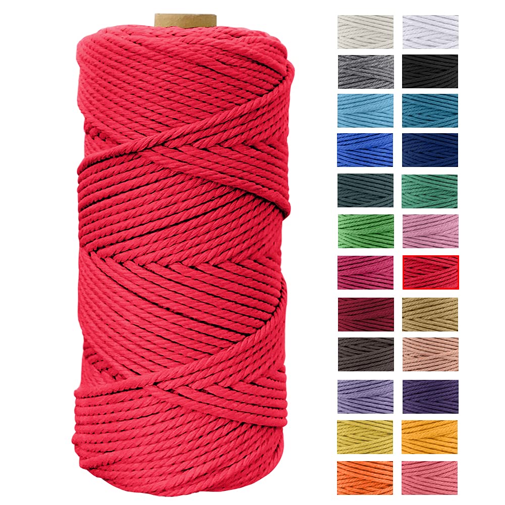 Cuerda de algodón para manualidades y decoración del hogar en carrete JeogYong de 109 yardas