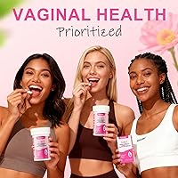 Vista 8 de Probióticos vaginales 3 en 1 para mujeres – 600 mg olmo resbaladizo + 200 mg de Kacip Fatimah +100 mg de ácido hialurónico – Apoya la humedad