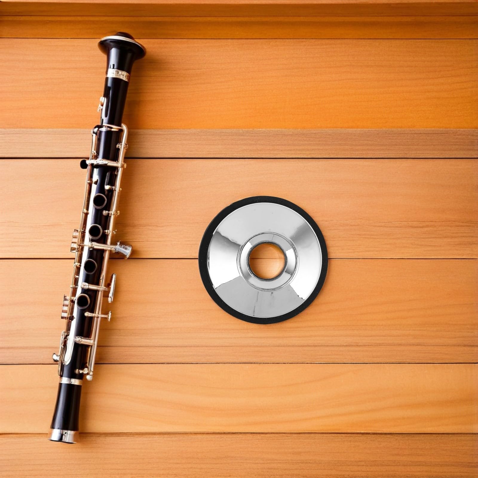 Veemoon Sourdine de Saxophone Alto et Ténor en Abs Léger, Silencieux Pratique 2 Pièces Bruit, Compatible Polyvalente pour Débutants et Professionnels