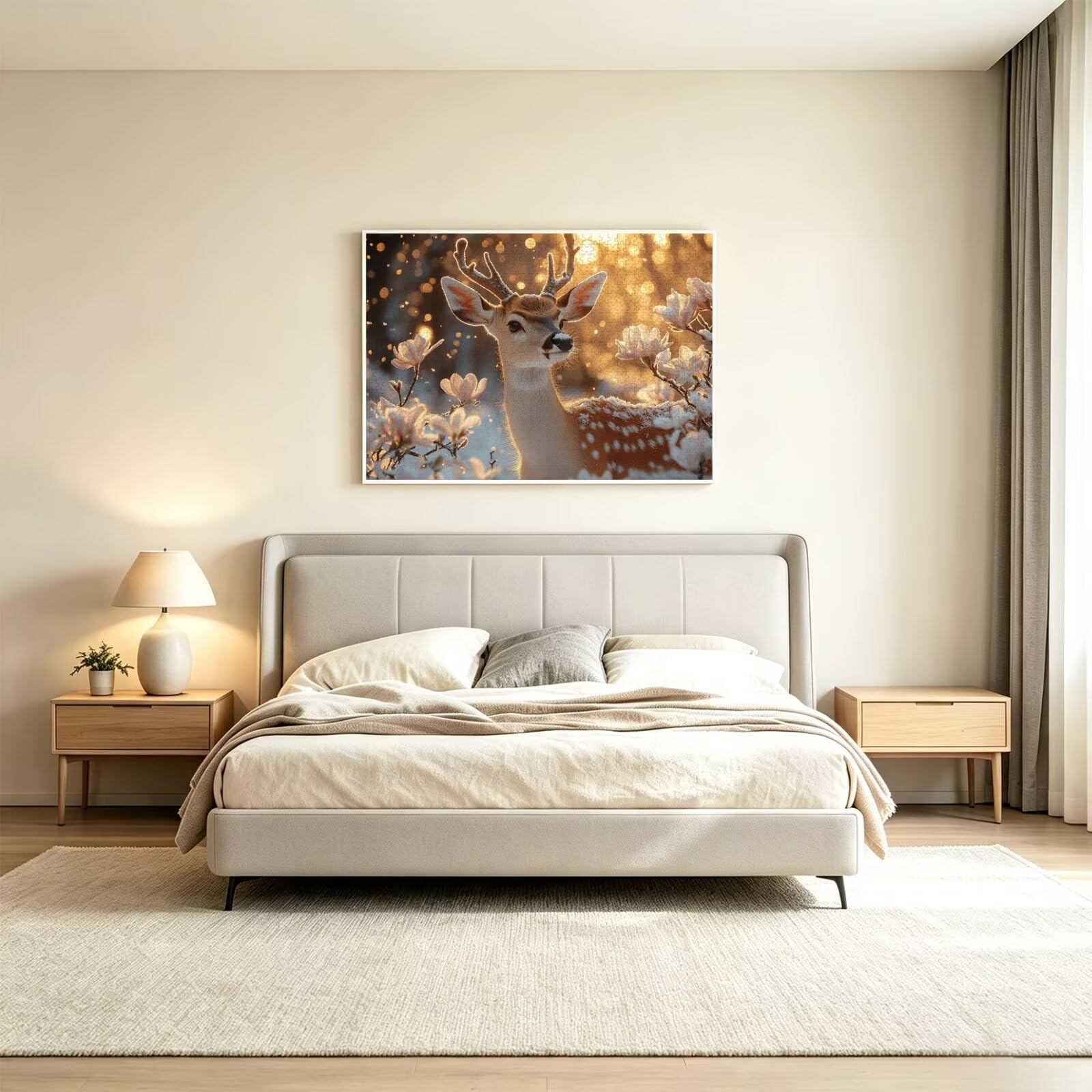 Puzzle dla dorosłych 4000, kwiat jelenia, 141 x 87 cm, n-407