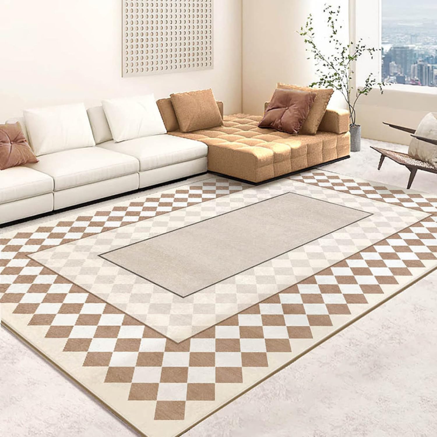 ラッピング ラグ カーペット 大面積ラグマット 夏用 おしゃれ 北欧 長方形 幾何学 モダン オシャレ 耐摩耗性 防音掃除容易い リビング 滑り止め付 一年中使える 低反発寝室 1 屋内 玄関ラグカーペット 洗えるラグ カラー 160cm マット 速乾性