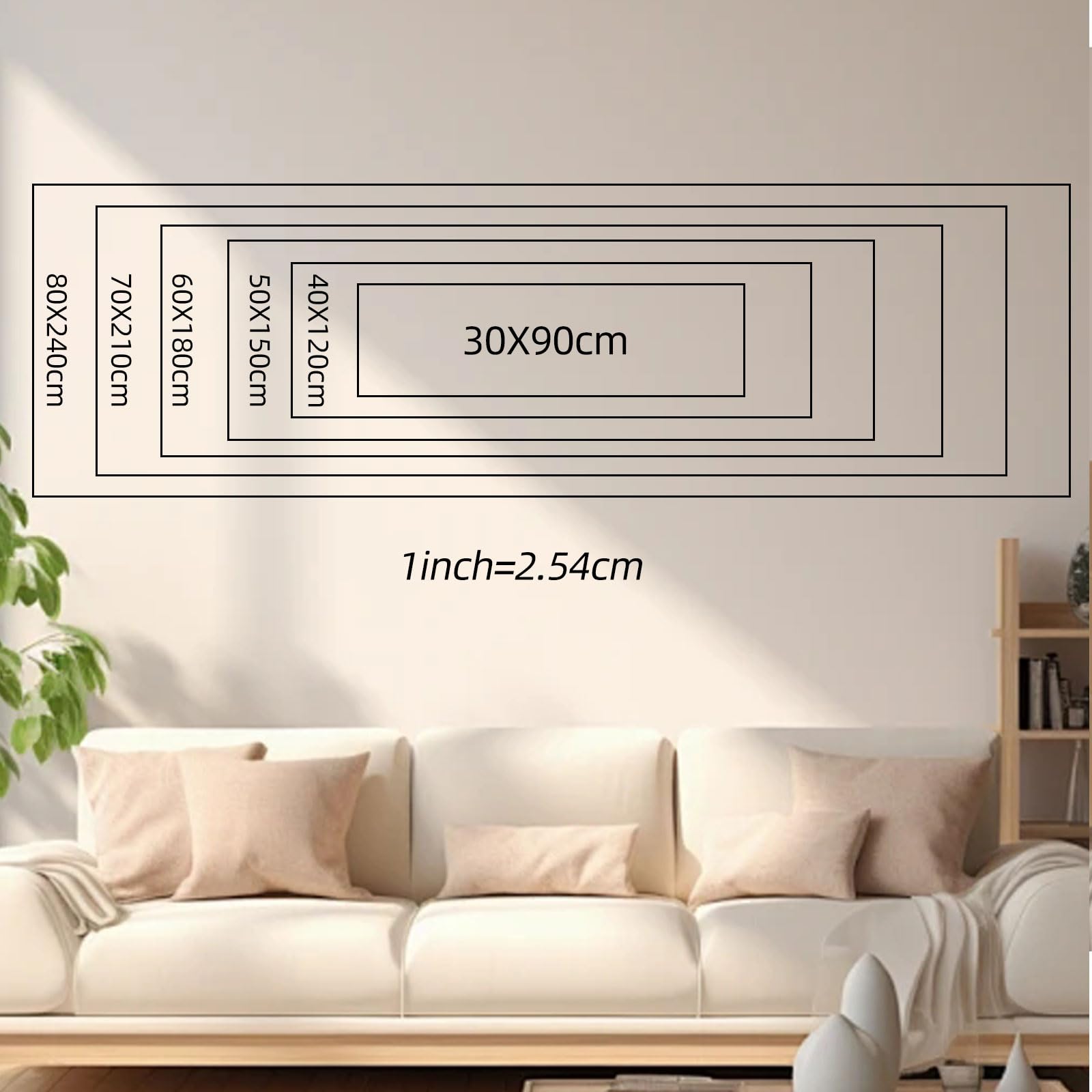 Leinwandbilder Berge Landschaft Natur,Moderne Panorama Bilder Groß XXL Schlafzimmer Wohnzimmer Wanddekoration Wandbild-Sonnenuntergang Meer Strand,Rahmenlos (D, 70x210cm, Ungerahmt)