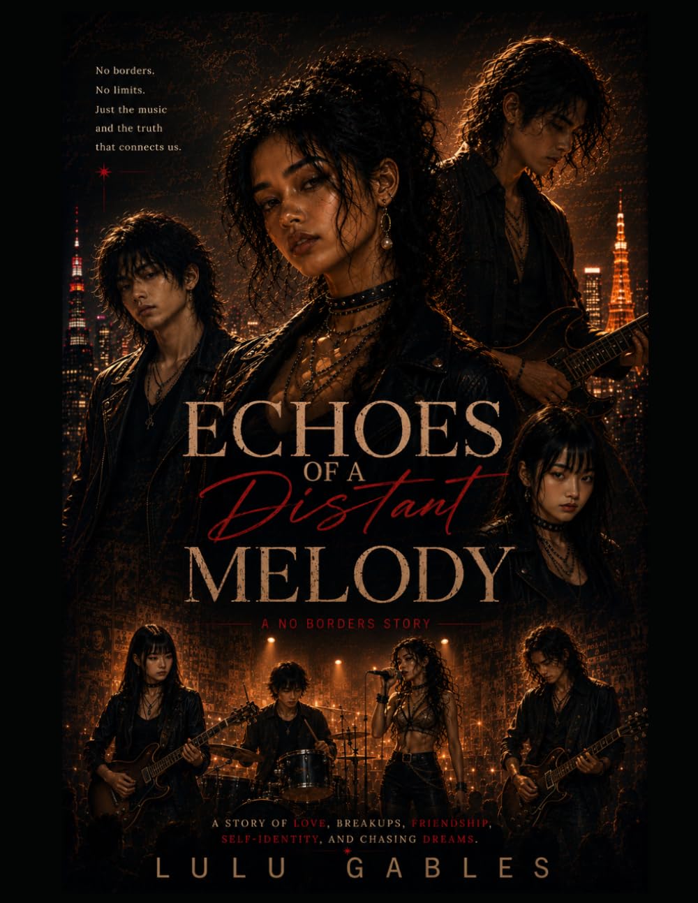 Echoes of a Distant Melody - A No Borders Story: A story of love, breakups, friendship, self-identity, and chasing dreams