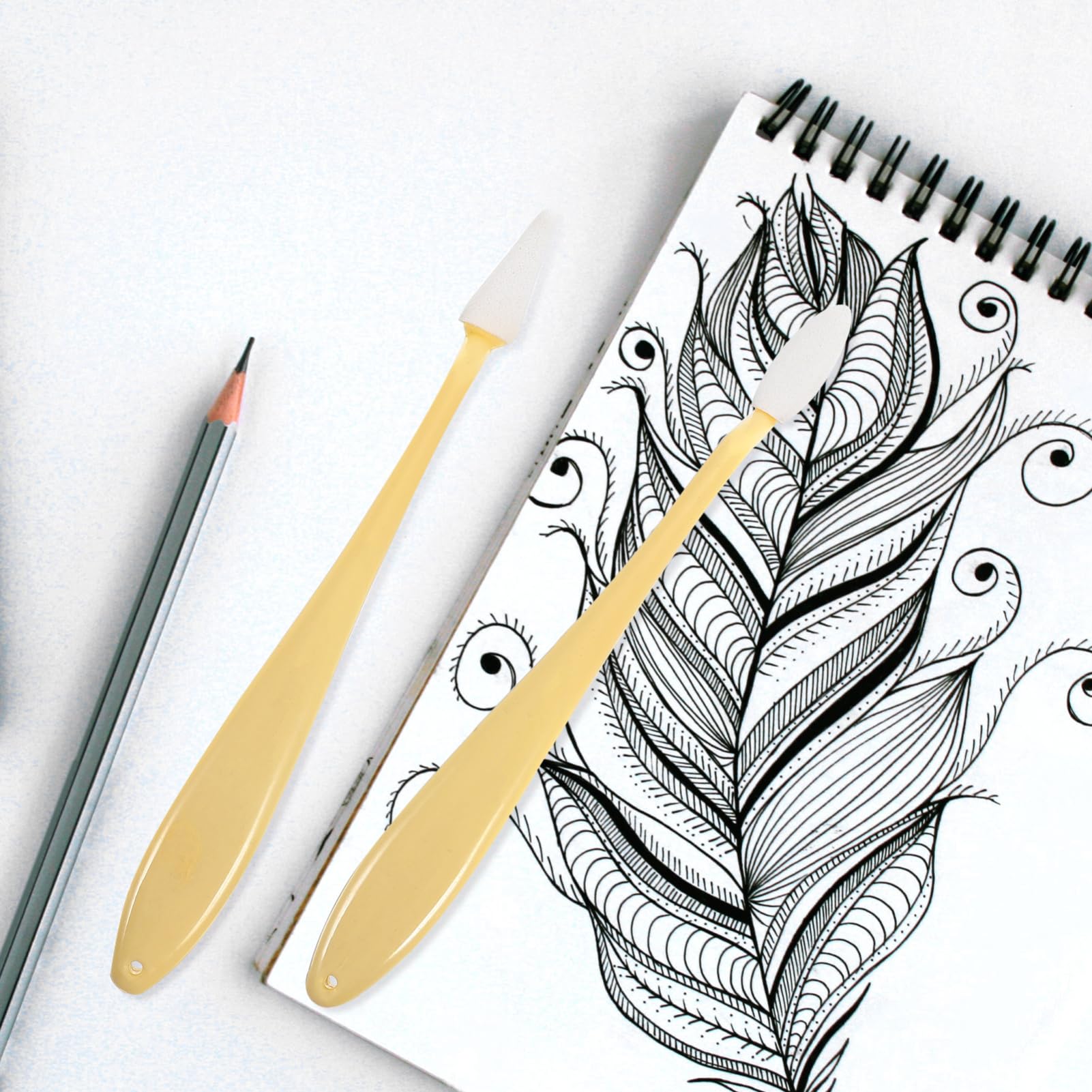 IWOWHERO 2 Sets Art Set Paper Stumps for Blending Sketch Drawing Tools for Daily Use Sketch Wiper