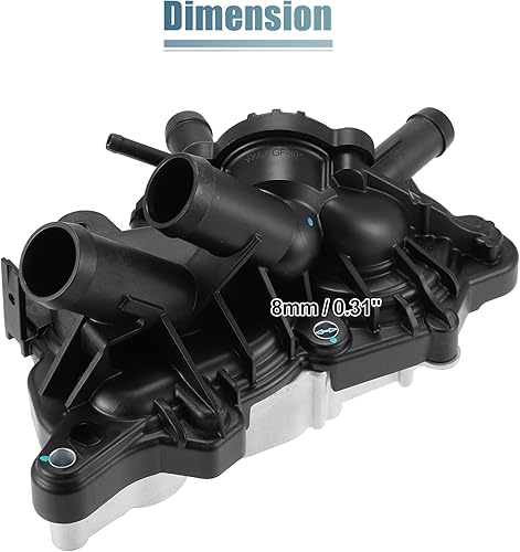 Miniatura 7 de X AUTOHAUX Conjunto de bomba de agua de refrigeración para motor de automóvil 04E121600AL para VW GLi GTi GOLF MK7 1.2 1.4TFSI