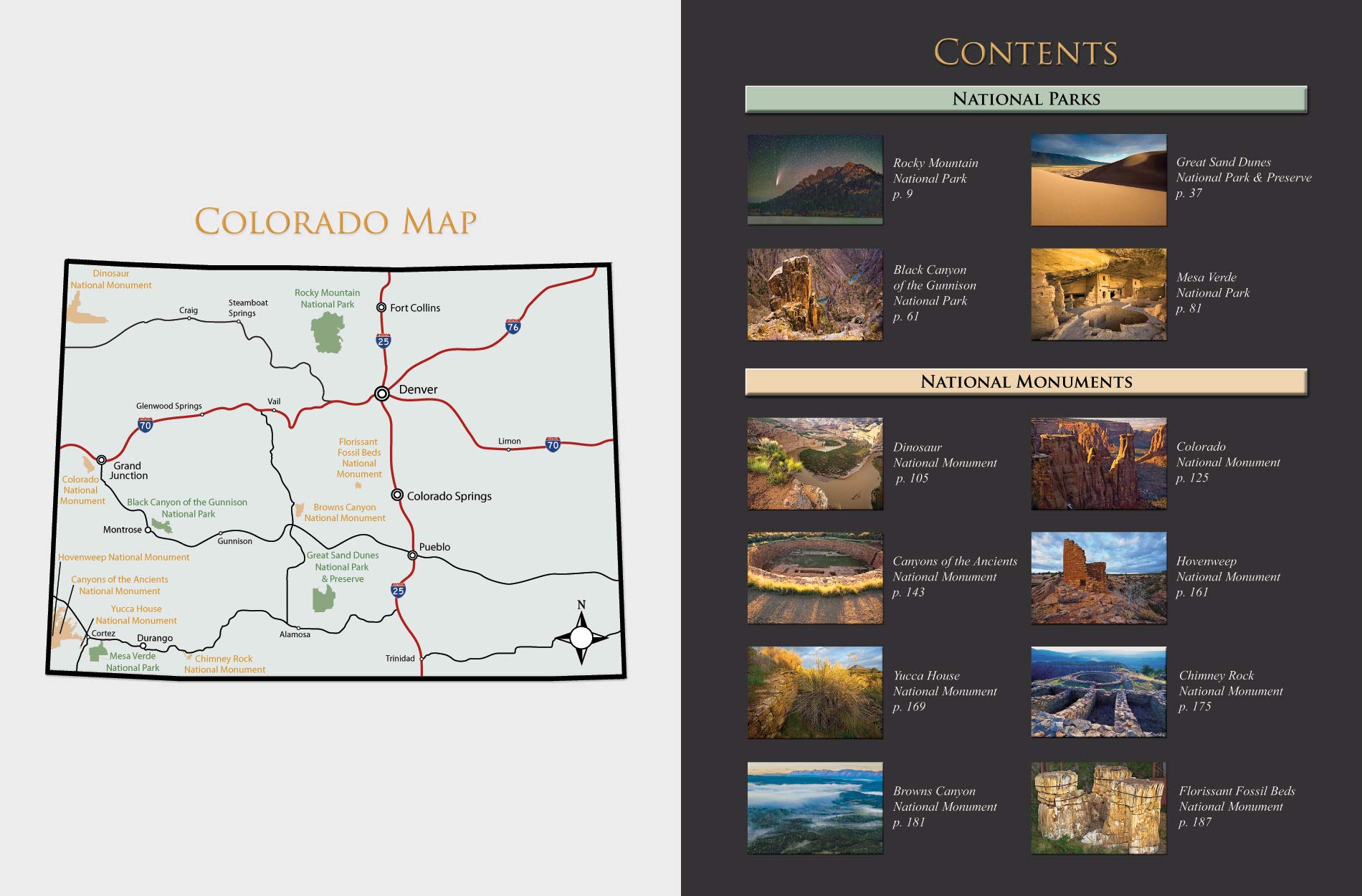 Colorado's National Parks & Monuments - 2nd Edition (13" x 10" Hardcover Coffe Table Book Featuring Mesa Verde, Rocky Mountain N.P., Great Sand Dunes, Black Canyon, and more)