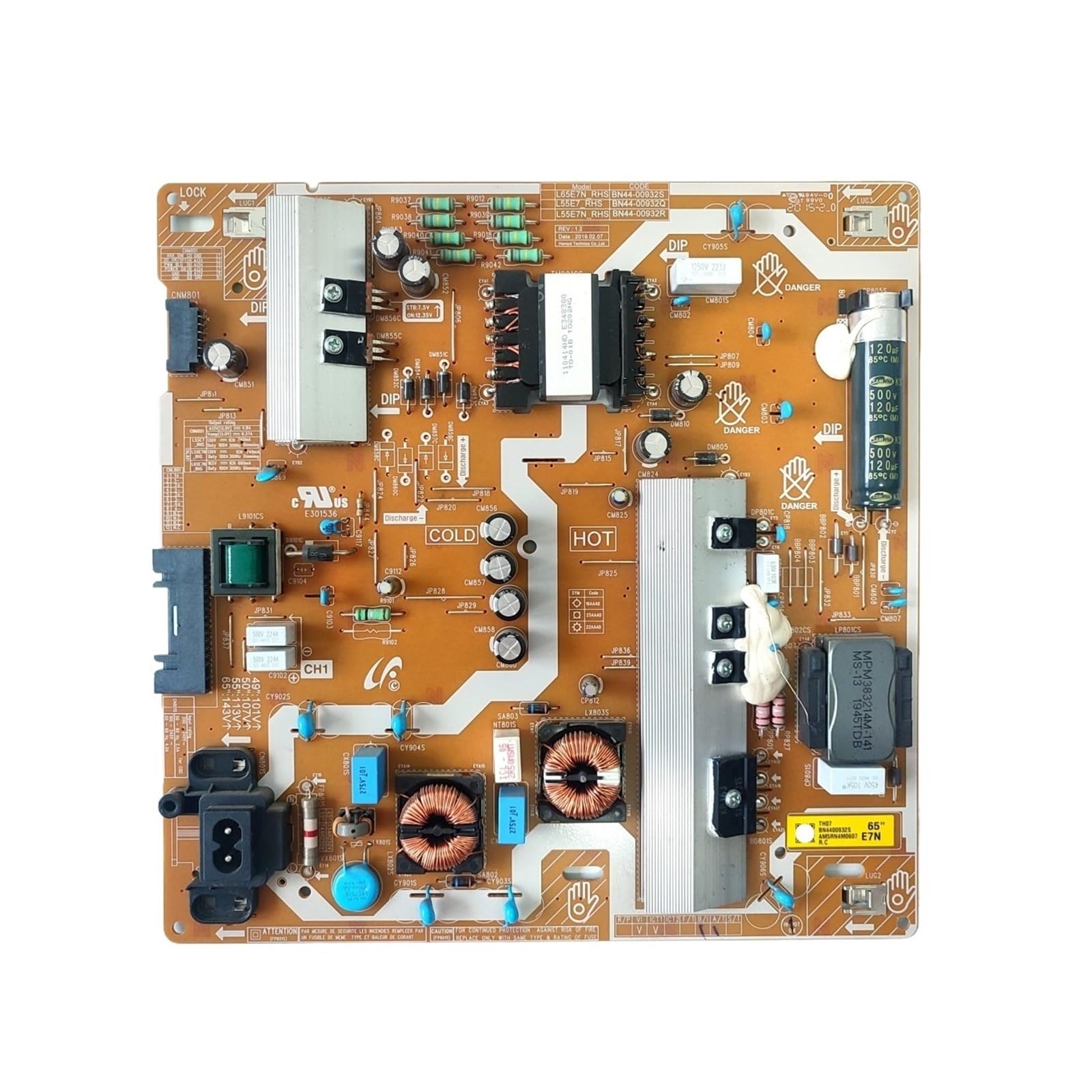 Zasilacz/płyta LED BN44-00932S L65E7N_RHS dla UN65RU7100FXZA UN65RU710DFXZA UN65RU7300FXZA UN65RU730DFXZA UN65TU8000FXZA TV