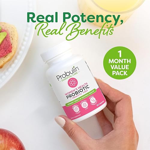 Miniatura 4 de Probulin Probiótico para mujer - Vaginal, UT, intestinal e inmune con Lactobacillus Reuteri - 20 mil millones de UFC, 12 cepas probióticas y