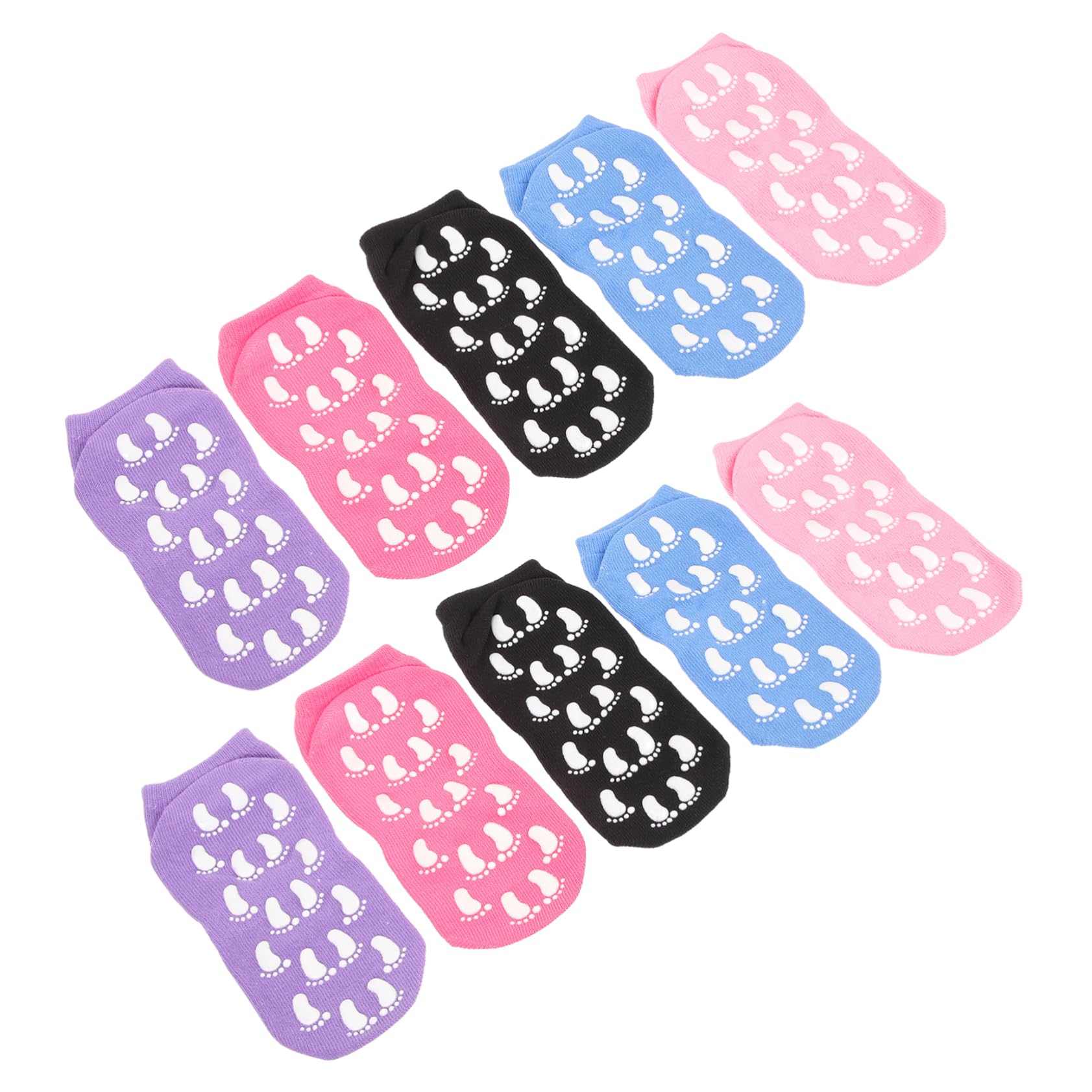 Toyvian Calcetines Antideslizantes Agarre Tobillo Mantener Calcetines De Yoga con Correas Calcetines Mujer Calcetines con Grip Calcetines De Yoga Antideslizantes Algodón