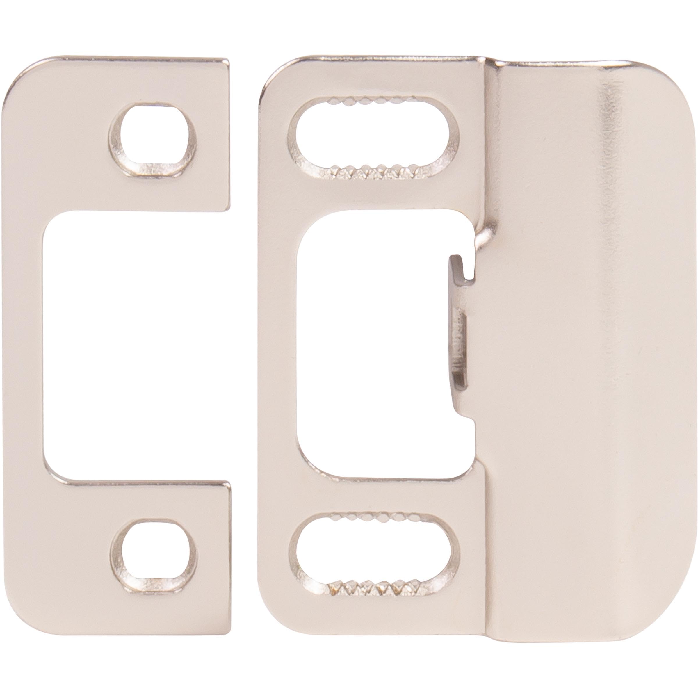 uu グレートボール2点 Stone Harbor Hardware Round Corner Deadbolt Strike Plate, 1